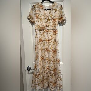 Floral V-Neck Maxi Dress from Nordstrom Size Small